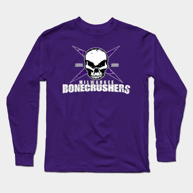 Milwaukee Bonecrushers Long Sleeve T-Shirt by wifecta